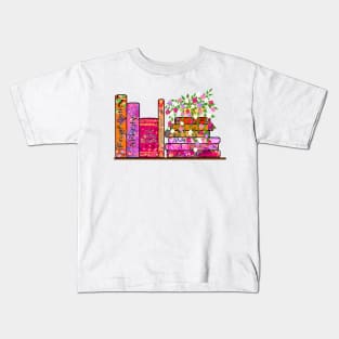 Lesbian Bookshelf Kids T-Shirt